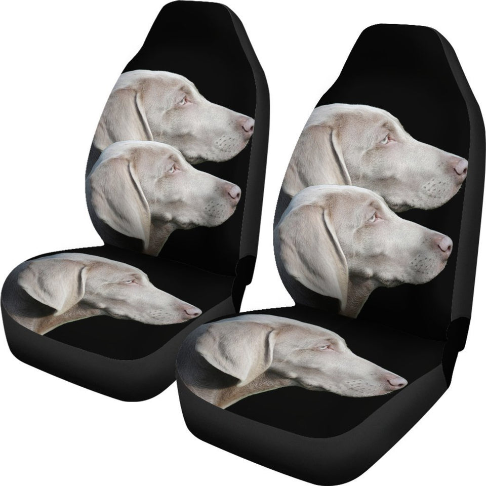 Weimaraner Dog Art Print Car Seat Covers-Free Shipping