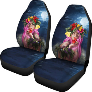 Hawaii Kanaka Colorful Hula Girl Car Seat Covers - Dinh Style J5
