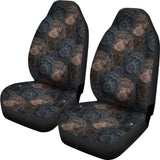 Barbet Dog In Lots Print Car Seat Covers-Free Shipping