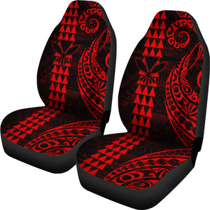 Kanaka Polynesian Car Seat Covers Red - AH J4