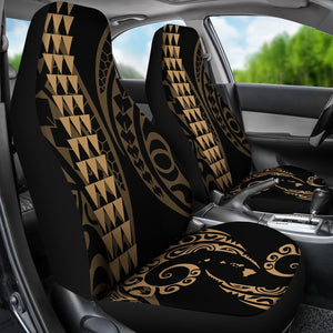 Hawaii Kakau Gold Polynesian Car Seat Covers - AH - J1