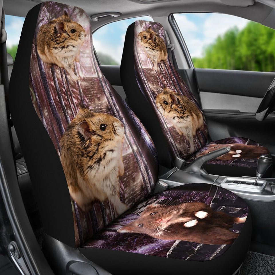 Djungarian Hamster (Dwarf Hamster) Print Car Seat Covers- Free Shipping