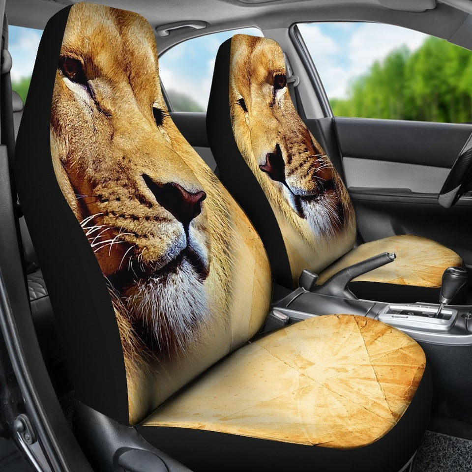 Lion Face Print Car Seat Covers- Free Shipping