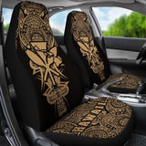 Kanaka Map Polynesian Car Seat Cover - Gold - Armor Style - AH J9