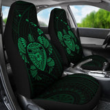 Hawaii Turtle Hibicus Map Car Seat Covers - Green - AH - J6