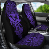 Kanaka Map Polynesian Car Seat Cover - Purple - Armor Style - AH J9