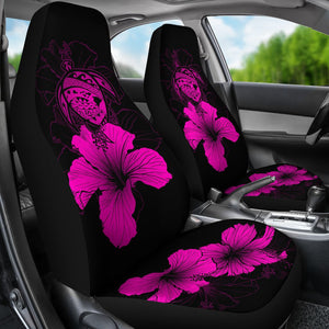 Hawaii Hibiscus Car Seat Cover - Turtle Map - Pink - AH J9
