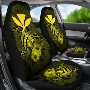 Hawaii Hibiscus Car Seat Cover - Harold Turtle - Yellow - AH J9