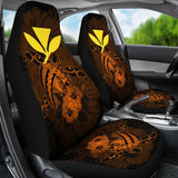 Hawaii Hibiscus Car Seat Cover - Harold Turtle - Orange - AH J9