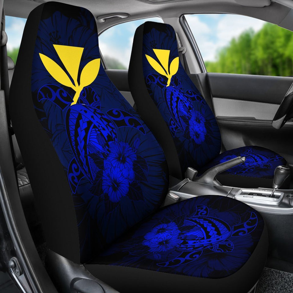 Hawaii Hibiscus Car Seat Cover - Harold Turtle - Blue - AH J9