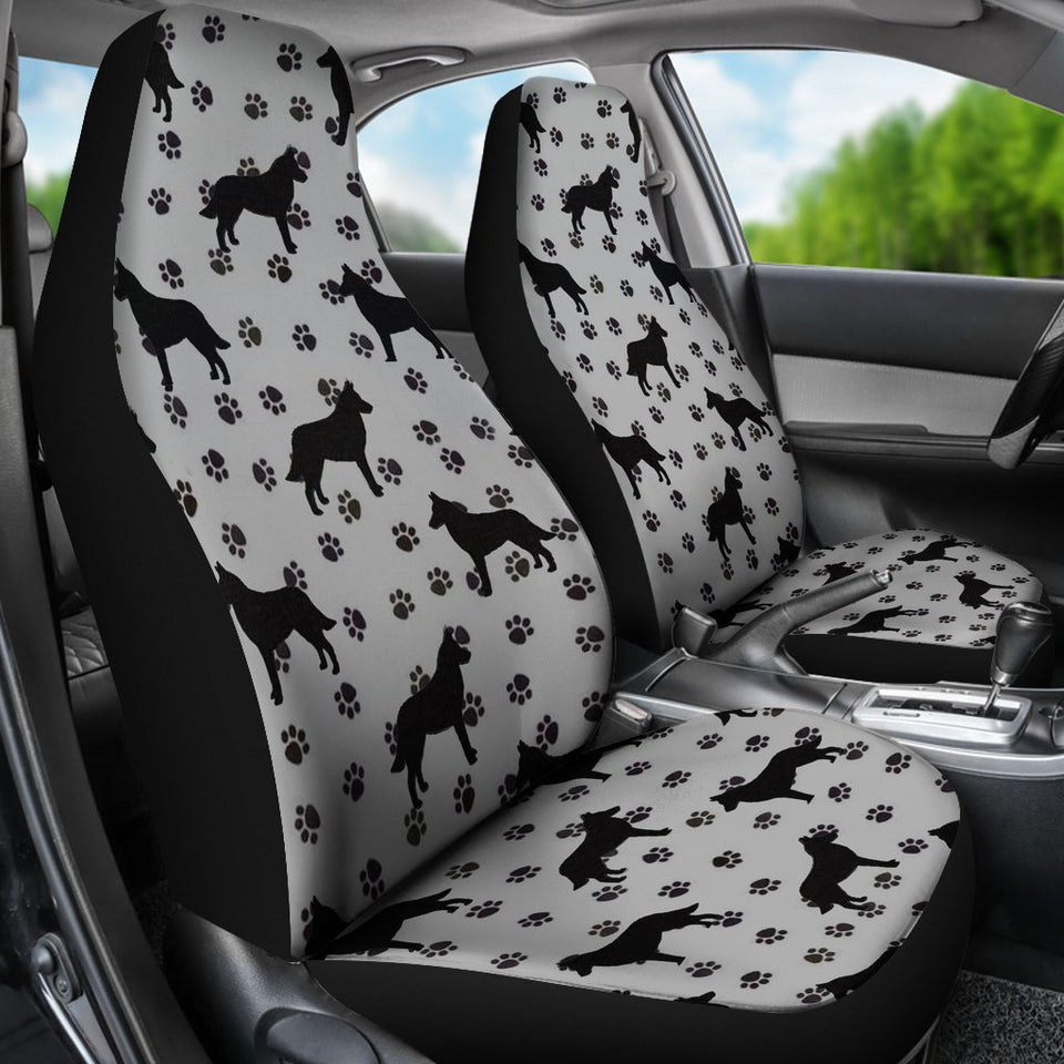 Malinois Dog On Paws Print Car Seat Covers-Free Shipping