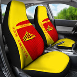 Hawaii Mauna Kea Polynesian Sport Car Seat Cover - Premium Style - AH - J7