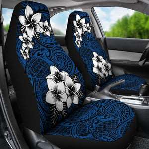 Alohawaii Car Seat Covers - Tribe Plumeria Blue - AH J0