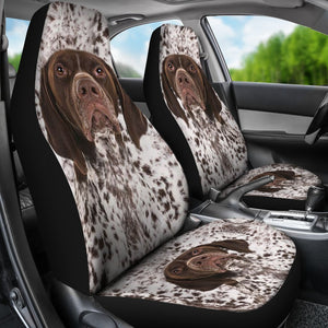 German Shorthaired Pointer Dog Print Car Seat Covers-Free Shipping