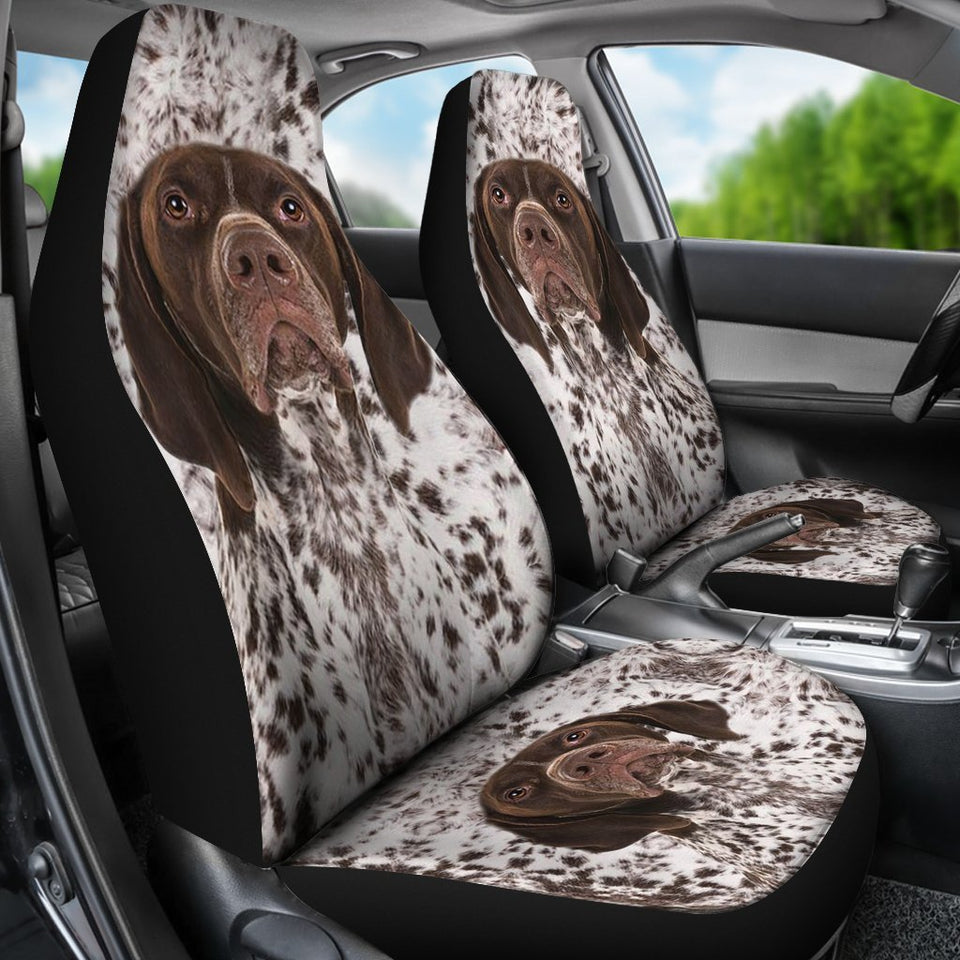 German Shorthaired Pointer Dog Print Car Seat Covers-Free Shipping