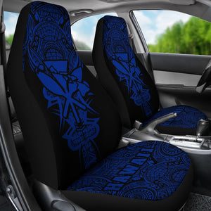 Kanaka Map Polynesian Car Seat Cover - Blue - Armor Style - AH J9
