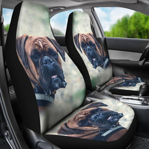 Cane Corso Dog Print Car Seat Covers-Free Shipping