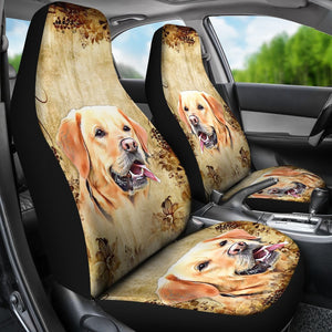 Labrador Retriever Dog Print Car Seat Covers- Free Shipping