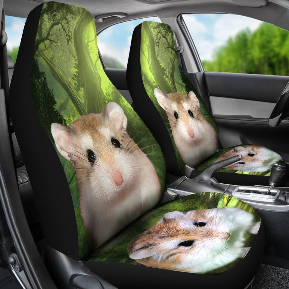 Roborovski Dwarf Hamster(Desert Hamster) Print Car Seat Covers- Free Shipping