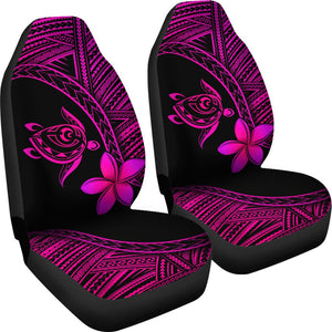 Alohawaii Car Seat Covers - Hawaii Turtle Plumeria Pink - AH J0