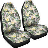 Hawaii Tropical Jungle Parrots And Flamingos  Car Seat Cover - AH - J7