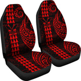 Kanaka Polynesian Car Seat Covers Red - AH J4