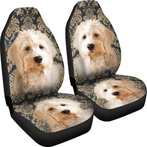 Lovely Goldendoodle Print Car Seat Covers-Free Shipping