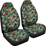 Hawaii Tropical Monstera Leaf Green Mix Car Seat Cover - AH - J7