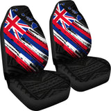 Hawaii Flag Polynesian Car Seat Covers - AH J2