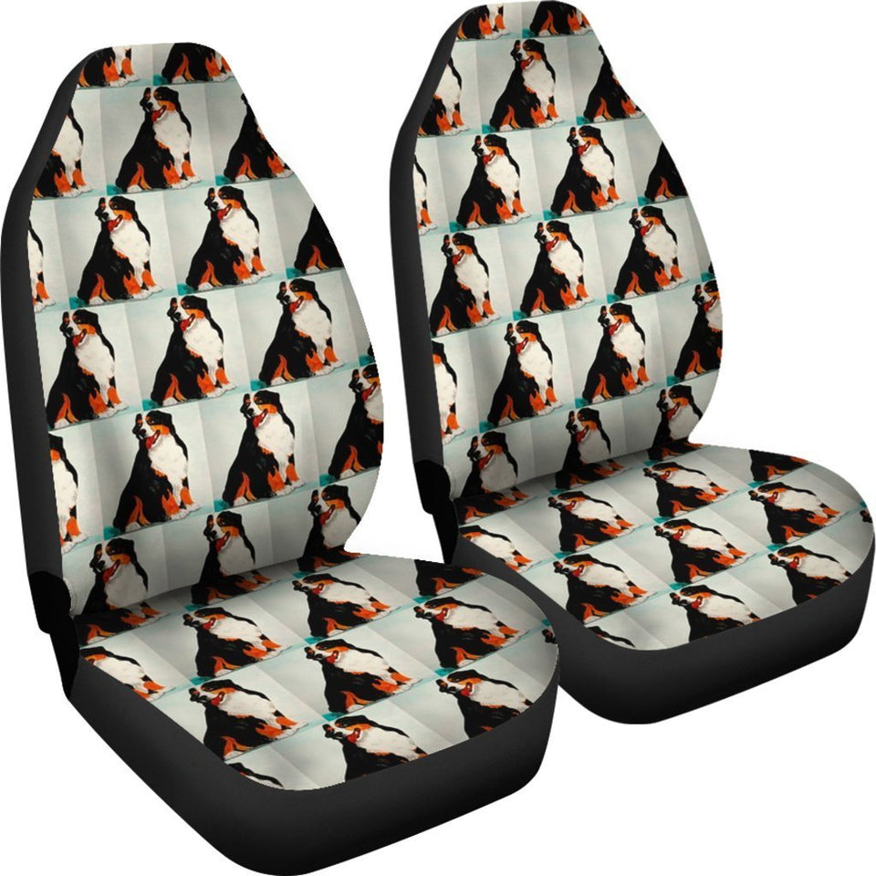 Bernese Mountain Dog Patterns Print Car Seat Covers-Free Shipping