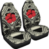 Personalised - Hawaii Hibiscus Culture Polynesian Car Seat Covers - AH - J5