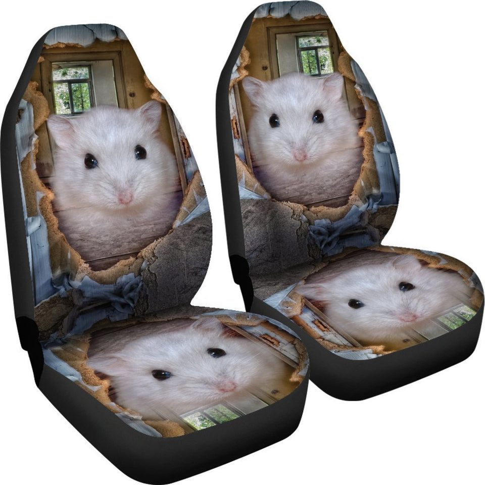 Cute Campbell's Dwarf Hamster Print Car Seat Covers-Free Shipping