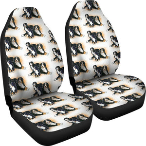 Bernese Mountain Dog Family Print Car Seat Covers-Free Shipping