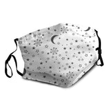 Galaxy Pattern White Face Mask Face Cover Filter PM 2.5 Polyester Antibacterial 3D Men, Women Fashion Outdoor Galaxy Pattern White Face Mask Face Cover Filter PM 2.5 Polyester Antibacterial 3D Men, Women Fashion Outdoor - Vegamart.com