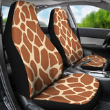 Giraffe Pattern Print Seat Cover Car Seat Covers Set 2 Pc, Car Accessories Car Mats Giraffe Pattern Print Seat Cover Car Seat Covers Set 2 Pc, Car Accessories Car Mats - Vegamart.com