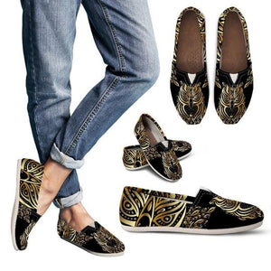 Gold Ornamental Owl Casual Shoes Style Shoes For Women All Over Print Gold Ornamental Owl Casual Shoes Style Shoes For Women All Over Print - Vegamart.com