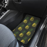 Gold Pineapple Car Floor Mats