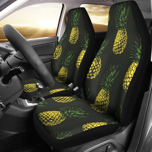 Gold Pineapple Car Seat Covers Set 2 Pc, Car Accessories Car Mats Covers Gold Pineapple Car Seat Covers Set 2 Pc, Car Accessories Car Mats Covers - Vegamart.com