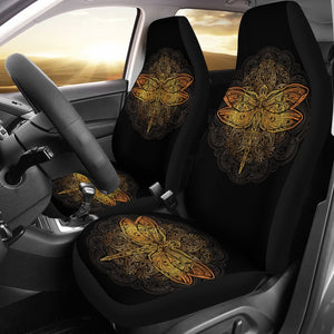 Golden Dragonfly Seat Cover Car Seat Covers Set 2 Pc, Car Accessories Car Mats Golden Dragonfly Seat Cover Car Seat Covers Set 2 Pc, Car Accessories Car Mats - Vegamart.com