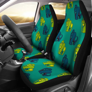 Gorilla Print Pattern Seat Cover Car Seat Covers Set 2 Pc, Car Accessories Car Mats Gorilla Print Pattern Seat Cover Car Seat Covers Set 2 Pc, Car Accessories Car Mats - Vegamart.com