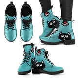 Green Cat Women's Leather Boots