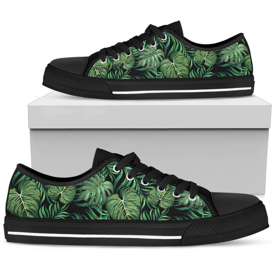 Green Fresh Tropical Palm Leaves Low Top Shoes For Men, Women Green Fresh Tropical Palm Leaves Low Top Shoes For Men, Women - Vegamart.com