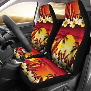Hawaiian Tropical Sunset Hibiscus Car Seat Covers Set 2 Pc, Car Accessories Car Mats Covers Hawaiian Tropical Sunset Hibiscus Car Seat Covers Set 2 Pc, Car Accessories Car Mats Covers - Vegamart.com