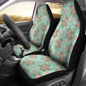 Hippo Floral Pattern Print Seat Cover Car Seat Covers Set 2 Pc, Car Accessories Car Mats Hippo Floral Pattern Print Seat Cover Car Seat Covers Set 2 Pc, Car Accessories Car Mats - Vegamart.com
