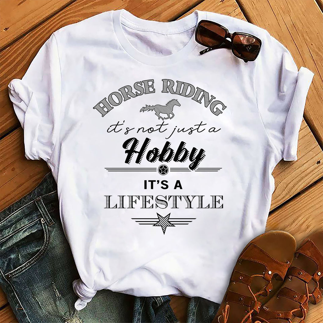 Horse Riding Is A Lifestyle T-Shirt Custom T Shirts Printing Horse Riding Is A Lifestyle T-Shirt Custom T Shirts Printing - Vegamart.com