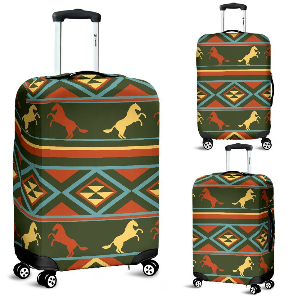 Horse Western Pattern Luggage Cover Protector