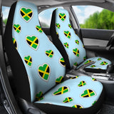 Jamaican Heart Pattern Print Seat Cover Car Seat Covers Set 2 Pc, Car Accessories Car Mats Jamaican Heart Pattern Print Seat Cover Car Seat Covers Set 2 Pc, Car Accessories Car Mats - Vegamart.com