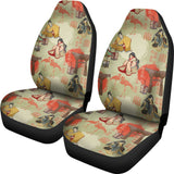 Japanese Tokyo Print Pattern Seat Cover Car Seat Covers Set 2 Pc, Car Accessories Car Mats Japanese Tokyo Print Pattern Seat Cover Car Seat Covers Set 2 Pc, Car Accessories Car Mats - Vegamart.com