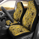 Klimt Gold Print Pattern Seat Cover Car Seat Covers Set 2 Pc, Car Accessories Car Mats Klimt Gold Print Pattern Seat Cover Car Seat Covers Set 2 Pc, Car Accessories Car Mats - Vegamart.com