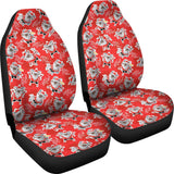 Krampus Christmas Print Pattern Seat Cover Car Seat Covers Set 2 Pc, Car Accessories Car Mats Krampus Christmas Print Pattern Seat Cover Car Seat Covers Set 2 Pc, Car Accessories Car Mats - Vegamart.com